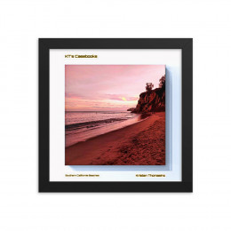 KT's Casebook, Southern California Beaches, KTCB-CB-46 Framed poster