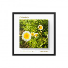 KTCB-GCLAIII-87 KT's Casebook, Ground Cover and Flowers, Los Angeles III, KTCB-GCLAIII-87 Framed poster